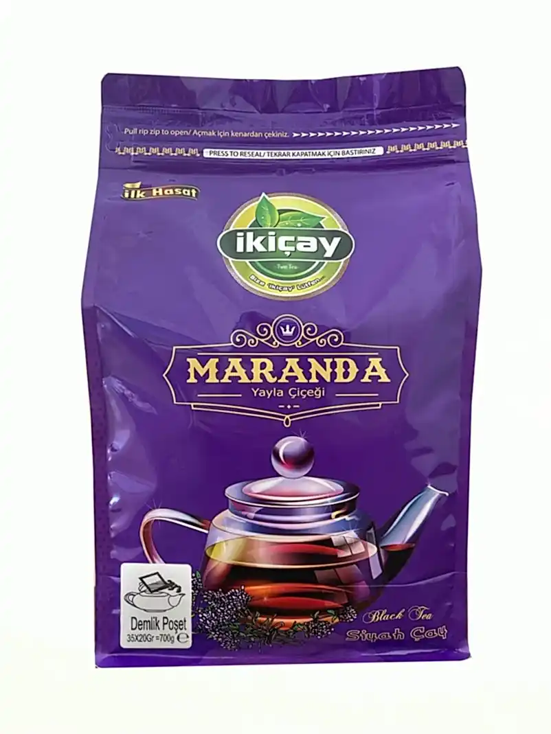 Demlik Poşet Maranda 700gr (Yayla Çayı Karışımlı Siyah Çay)